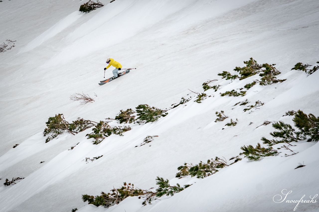 大雪山旭岳ロープウェイ｜ 2025～2026 Season Final...。北海道でイチバン高い山『旭岳』斜面にシュプールを描いて、滑り納め。今シーズンもありがとうございました。